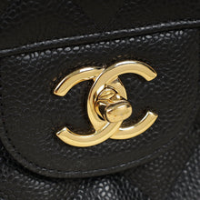 Chanel Black CC Classic Double Flap Jumbo Bag