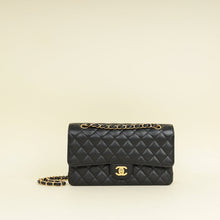 Chanel Black Classic Double Flap Medium Bag