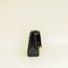 Chanel Black Classic Double Flap Medium Bag