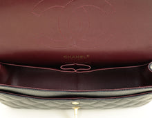 Chanel Black CC Classic Double FLap Jumbo Bag