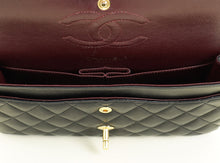 Chanel Black Classic Double Flap Medium Bag