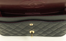 Chanel Black Classic Double Flap Medium Bag