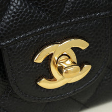Chanel Black Classic Double Flap Medium Bag