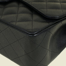 Chanel Black Classic Double Flap Jumbo Bag