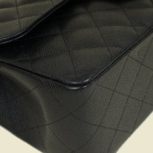 Chanel Black Classic Double Flap Jumbo Bag