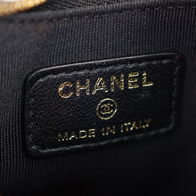 Chanel Black Quilted Chain Around Hobo Bag