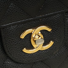 Chanel Black CC Classic Double Flap Jumbo Bag