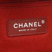 Chanel Red Deauville Tote Lurex Boucle Medium Bag