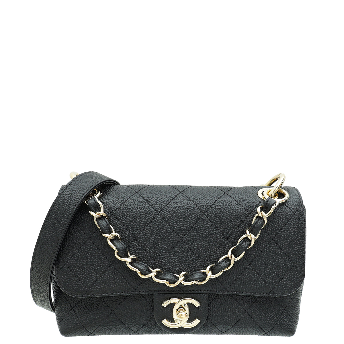 Chanel Black CC City Walk Flap Small Bag