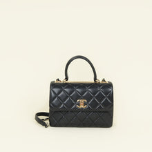 Chanel Black CC Trendy Top Handle Flap Bag