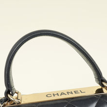 Chanel Black CC Trendy Top Handle Flap Bag