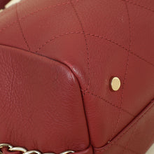Chanel Burgundy CC Bullskin Shopping Tote Bag