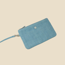 Chanel Light Blue Quilted Washed Denim Chanel 22 Small Bag