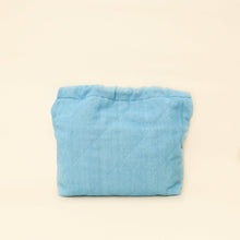 Chanel Light Blue Quilted Washed Denim Chanel 22 Small Bag