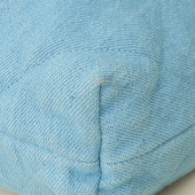 Chanel Light Blue Quilted Washed Denim Chanel 22 Small Bag