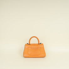 Chanel Orange Python Coco Handle Bag