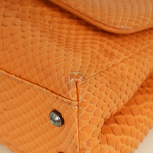 Chanel Orange Python Coco Handle Bag