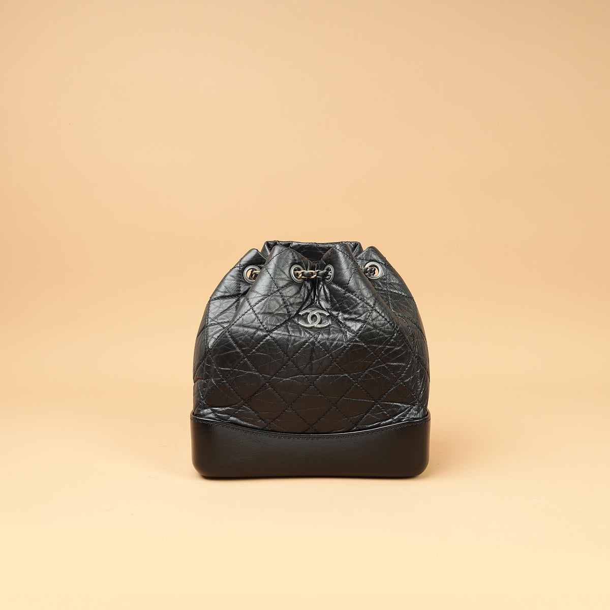 Chanel Black CC Gabrielle Small Backpack Bag