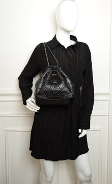 Chanel Black CC Gabrielle Small Backpack Bag