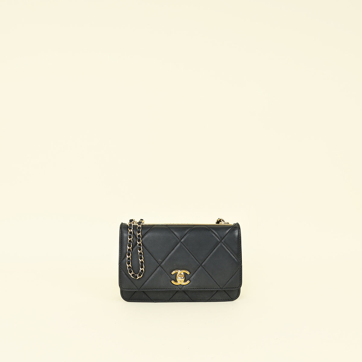 Chanel Black CC Trendy Wallet on Chain