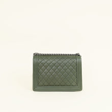 Chanel Olive Green Le Boy Flap Shoulder Bag