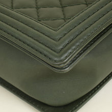 Chanel Olive Green Le Boy Flap Shoulder Bag