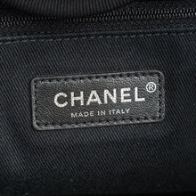 Chanel Black CC Pearl Deauville Mixed Fibers Medium Tote Bag