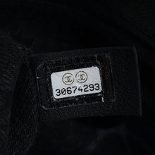 Chanel Black CC Print Mini Square Flap Bag