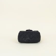 Chanel Black CC Print Mini Square Flap Bag