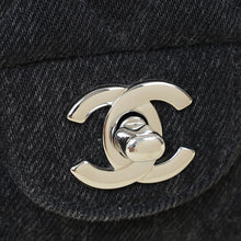 Chanel Black CC Print Mini Square Flap Bag