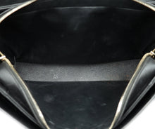 Chanel Black CC Chevron Stitched Large Envelope Flap Bag