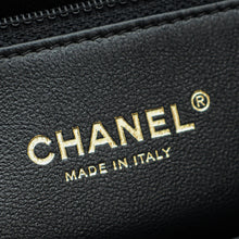 Chanel Black CC Chevron Stitched Large Envelope Flap Bag