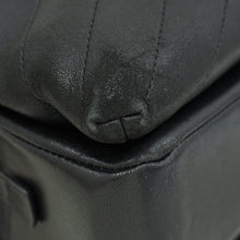 Chanel Black CC Chevron Stitched Large Envelope Flap Bag