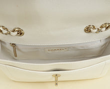 Chanel Ivory Cream CC Diana Flap Bag