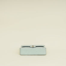 Chanel Perl Blue CC Classic 11,12 Double Flap Medium Bag