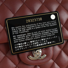 Chanel Burgundy CC Classic 11.12 Double Flap Medium Bag