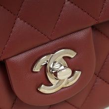 Chanel Burgundy CC Classic 11.12 Double Flap Medium Bag
