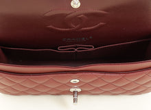 Chanel Burgundy CC Classic 11.12 Double Flap Medium Bag