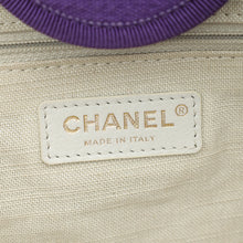 Chanel Violet CC Deauville Medium Tote Bag