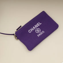 Chanel Violet CC Deauville Medium Tote Bag