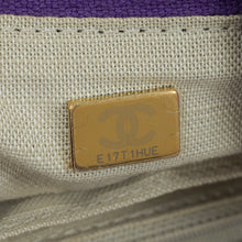 Chanel Violet CC Deauville Shopping Tote Bag