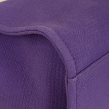 Chanel Violet CC Deauville Shopping Tote Bag