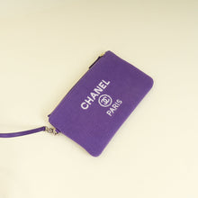 Chanel Violet CC Deauville Shopping Tote Bag