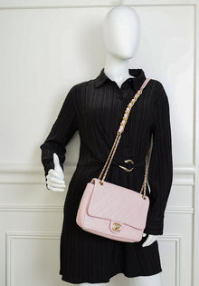 Chanel Pink CC Chain Medium Flap Bag