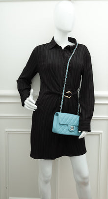 Chanel Dark Tiffany Mini Rectangular Classic Flap Bag