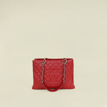 Chanel Red Grand Shopping Tote (GST) Medium Bag