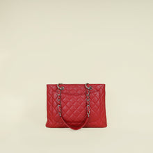 Chanel Red Grand Shopping Tote (GST) Medium Bag
