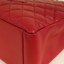 Chanel Red Grand Shopping Tote (GST) Medium Bag