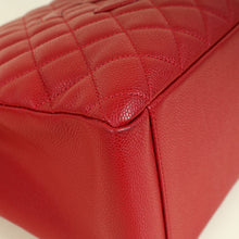 Chanel Red Grand Shopping Tote (GST) Medium Bag