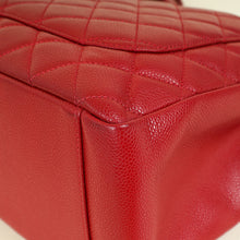 Chanel Red Grand Shopping Tote (GST) Medium Bag